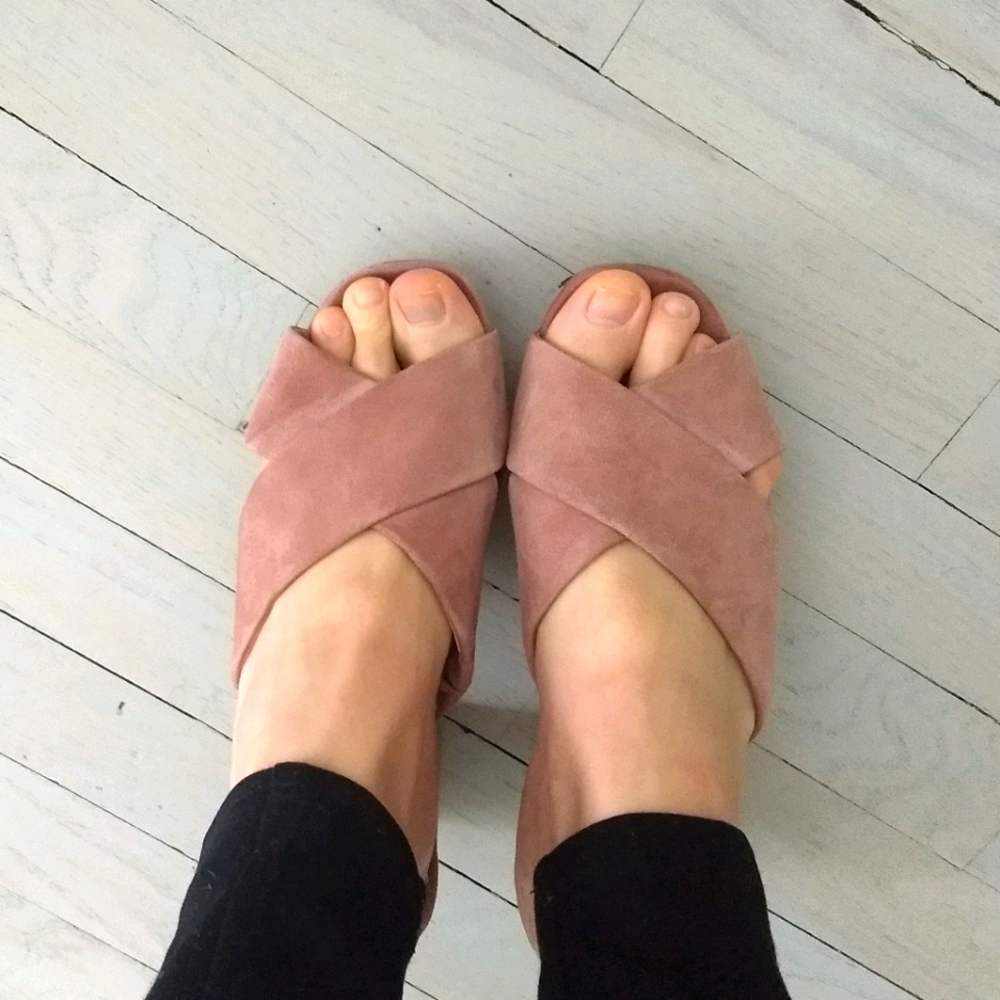 Sam Edelman Suede Mules